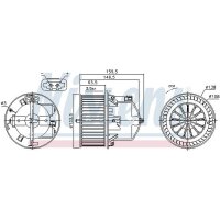 NISSENS 87761 Innenraumgebläse