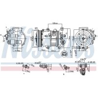 NISSENS 890650 Kompressor, Klimaanlage