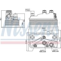 NISSENS 90859 Ölkühler, Automatikgetriebe