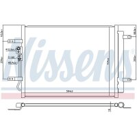 NISSENS 941100 Kondensator, Klimaanlage