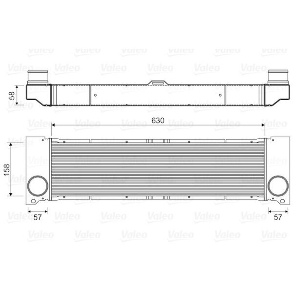 VALEO 818356 Ladeluftkühler