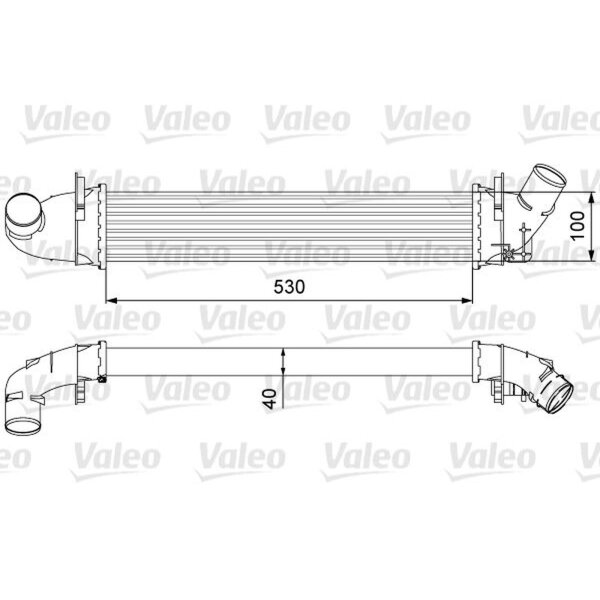 VALEO 818544 Ladeluftkühler