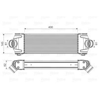 VALEO 818550 Ladeluftkühler