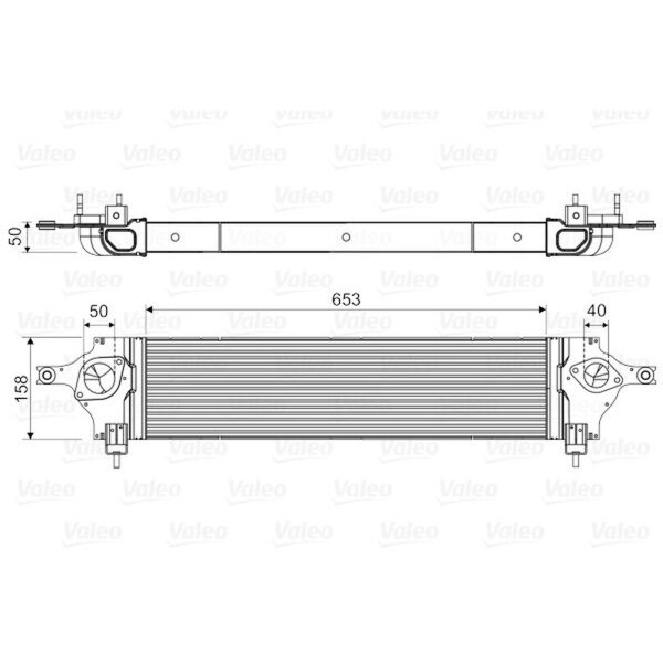 VALEO 818589 Ladeluftkühler