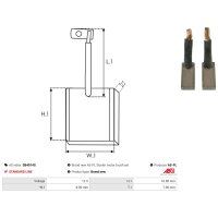 AS-PL SB4014S Kohlebürste, Starter