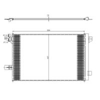NRF 350369 Kondensator, Klimaanlage