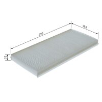 BOSCH 1 987 435 118 Filter, Innenraumluft