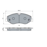 BOSCH 0 986 494 914 Bremsbelagsatz, Scheibenbremse