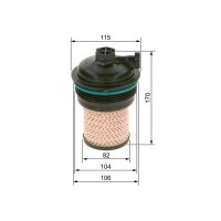 BOSCH F 026 402 247 Kraftstofffilter