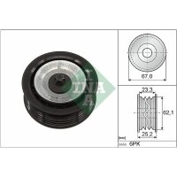 Schaeffler INA 532 0619 10 Umlenk-/Führungsrolle,...
