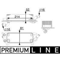 MAHLE CLC 77 000P Ölkühler, Automatikgetriebe