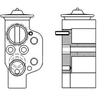 MAHLE AVE 115 000P Expansionsventil, Klimaanlage
