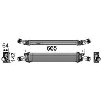 MAHLE CI 170 000P Ladeluftkühler