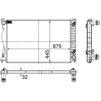 MAHLE CR 789 000S Kühler, Motorkühlung