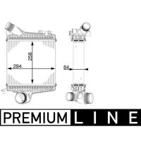 MAHLE CI 221 000P Ladeluftkühler