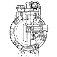 MAHLE ACP 1453 000P Kompressor, Klimaanlage