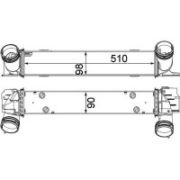 MAHLE CI 146 000P Ladeluftkühler