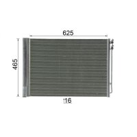 MAHLE AC 567 000P Kondensator, Klimaanlage