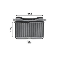 MAHLE AH 189 000P Wärmetauscher, Innenraumheizung