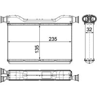 MAHLE AH 189 000P Wärmetauscher, Innenraumheizung