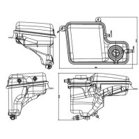 MAHLE CRT 203 000S Ausgleichsbehälter, Kühlmittel