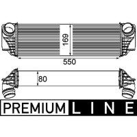 MAHLE CI 185 000P Ladeluftkühler