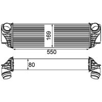 MAHLE CI 185 000P Ladeluftkühler