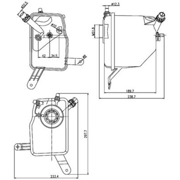 MAHLE CRT 205 000S Ausgleichsbehälter, Kühlmittel