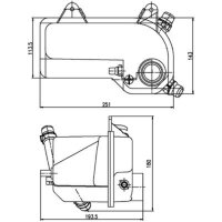 MAHLE CRT 204 000S Ausgleichsbehälter, Kühlmittel