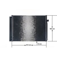 MAHLE AC 405 000S Kondensator, Klimaanlage