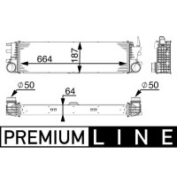 MAHLE CI 180 000P Ladeluftkühler