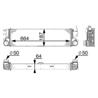 MAHLE CI 180 000P Ladeluftkühler