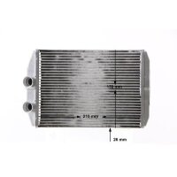 MAHLE AH 275 000S Wärmetauscher, Innenraumheizung