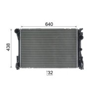 MAHLE CR 1684 000P Kühler, Motorkühlung
