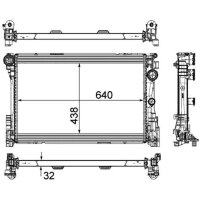 MAHLE CR 1684 000P Kühler, Motorkühlung