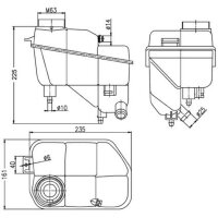 MAHLE CRT 202 000S Ausgleichsbehälter, Kühlmittel