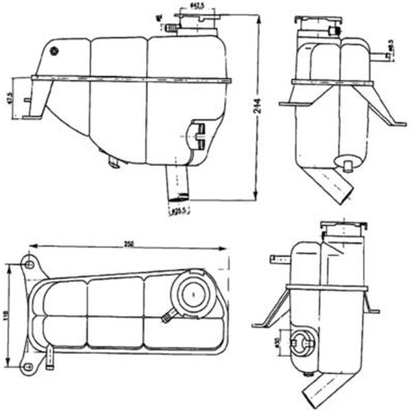 MAHLE CRT 121 000S Ausgleichsbehälter, Kühlmittel