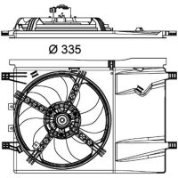 MAHLE CFF 182 000P Lüfter, Motorkühlung