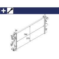 MAHLE CR 881 000S Kühler, Motorkühlung