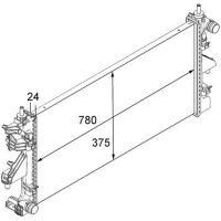 MAHLE CR 881 000S Kühler, Motorkühlung