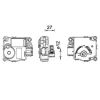 MAHLE AA 59 000P Stellelement, Mischklappe