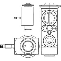 MAHLE AVE 66 000P Expansionsventil, Klimaanlage