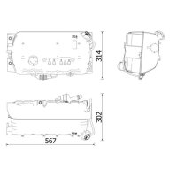 MAHLE CRT 97 000P Ausgleichsbehälter, Kühlmittel