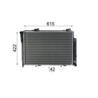 MAHLE CR 248 000S Kühler, Motorkühlung