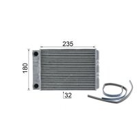 MAHLE AH 77 000P Wärmetauscher, Innenraumheizung