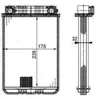 MAHLE AH 77 000P Wärmetauscher, Innenraumheizung