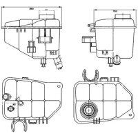 MAHLE CRT 126 000S Ausgleichsbehälter, Kühlmittel