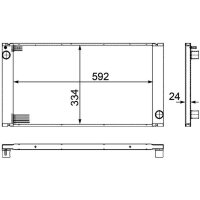 MAHLE CR 1095 000P Kühler, Motorkühlung