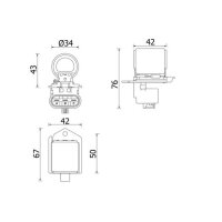 MAHLE CFR 2 000P Vorwiderstand, Elektromotor...