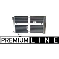 MAHLE AC 367 000P Kondensator, Klimaanlage